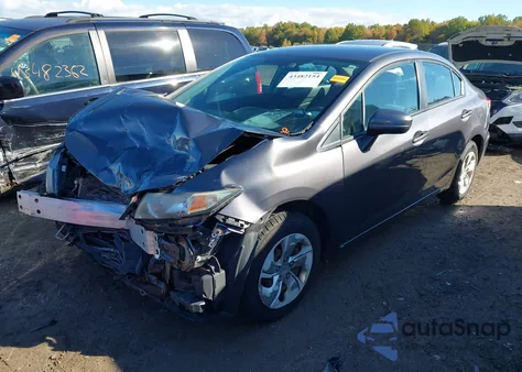 2015 Honda Civic Lx из США, поврежденный, VIN 19XFB2F56FE283362